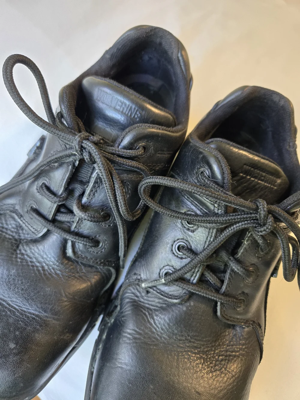 Wolverine Leather Work Boots Lace Up Size 10.5 Extra Wide Oil Slip Resistant